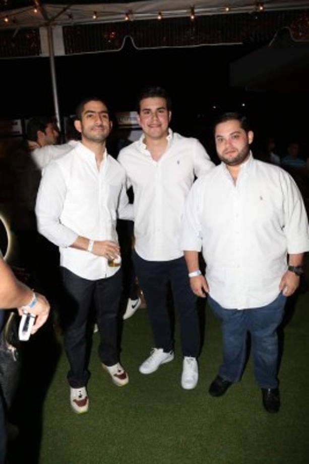 Johnny Kafati, Alejandro Leán y Pascuale Bruni.