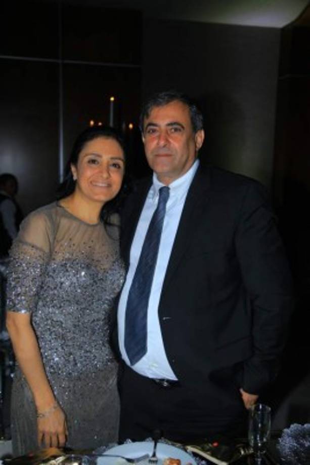 Hellen y Karim Qubain.