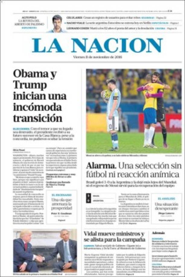 La Nación de Argentina habla de alarma sobre lo que ocurre con la Albiceleste.