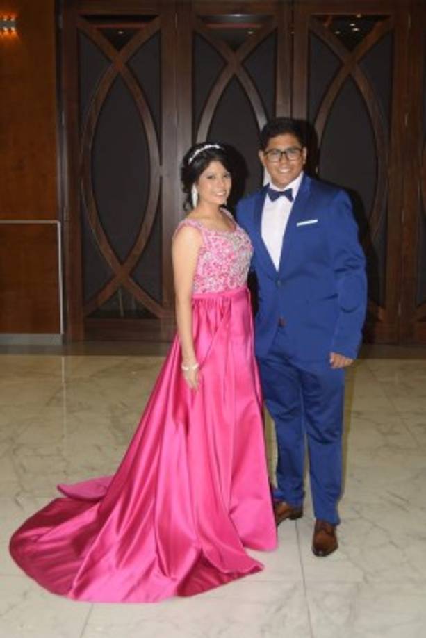 Karina Fernández y Nelson Gonzale.