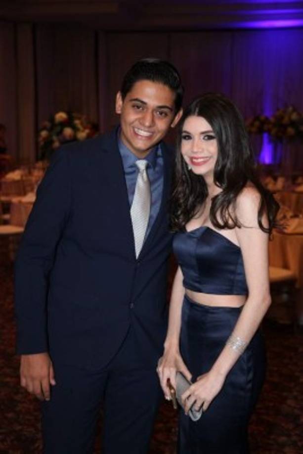 Leo Banegas y Daniela Pineda.