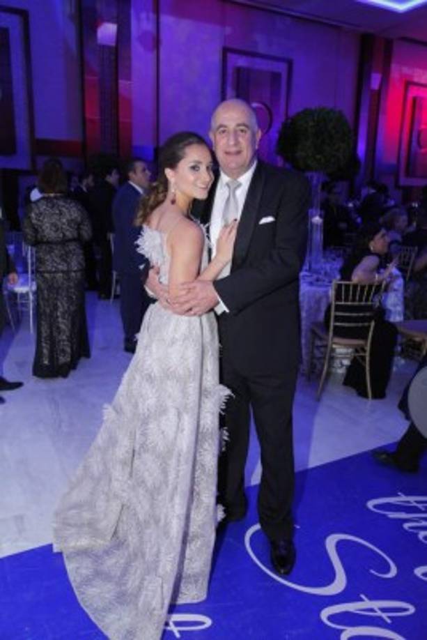 Natalia y su padre Taufic Andonie.