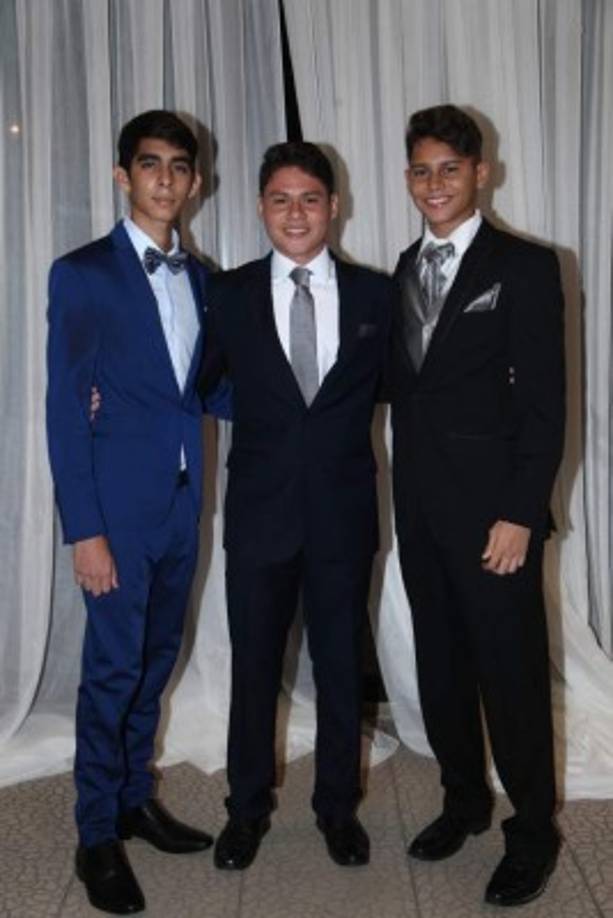Gabriel Hawit, Alberto Ponce y Pablo Paredes.
