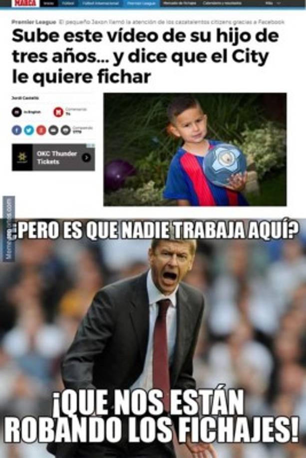 Arsene Wenger debe ponerse al día en el Arsenal con los fichajes...