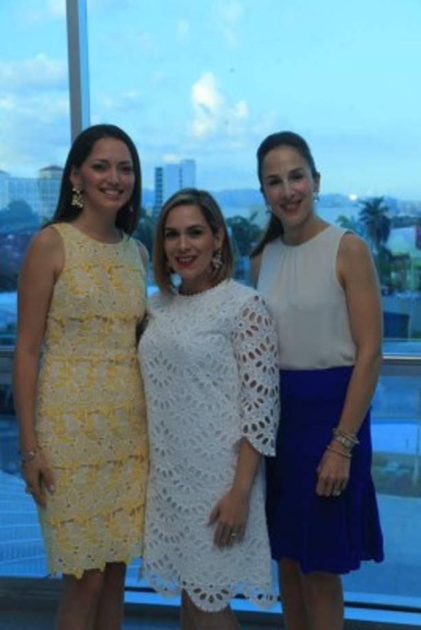 Joyce Maalouf, María San Martín y Jenny Facussé.