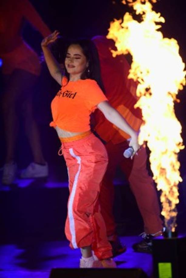 La reguetonera dio un show en el 'Barena Escape Summer Forever 2019' organizado en las playas de Puerto Cortés el pasado 18 de abril.