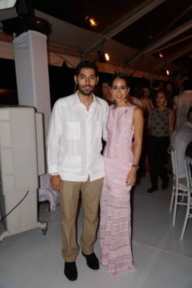 Giancarlo Casco y Giselle Maalouf.