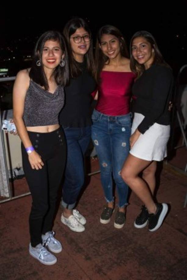 Yeidi Yuga, Monty Díaz, Ana López y Andrea Gonzales.