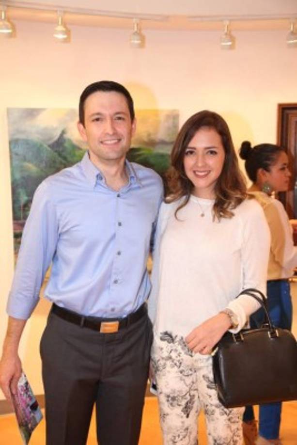 Miguel Fernández y Alexandra Jalil