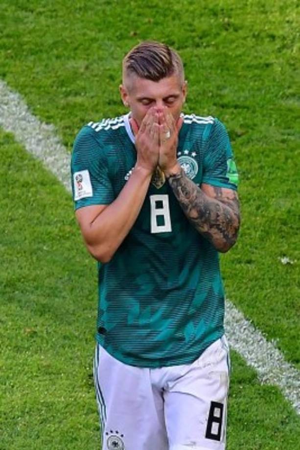 Toni Kroos de Alemania. El volante del Real Madrid mantuvo con vida a los teutones con un golazo a Suecia, pero al final no pudo hacer nada contra Corea del Sur.