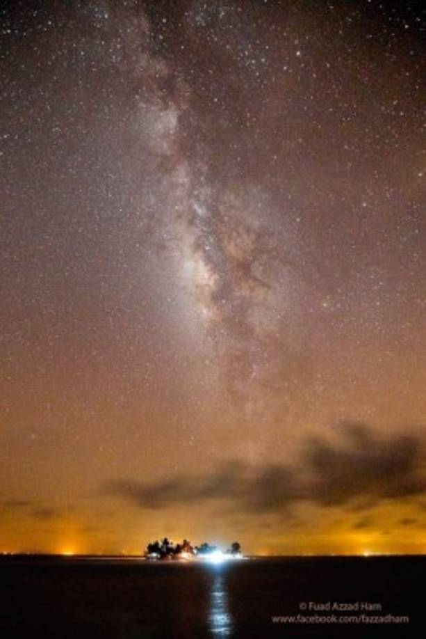 Fotos de Cayos Cochinos hay muchas, pero como esta ninguna... 'Vía Láctea sobre Cayo Chachahuate'. Foto de Fuad Azzad Ham www.facebook.com/fazzadham