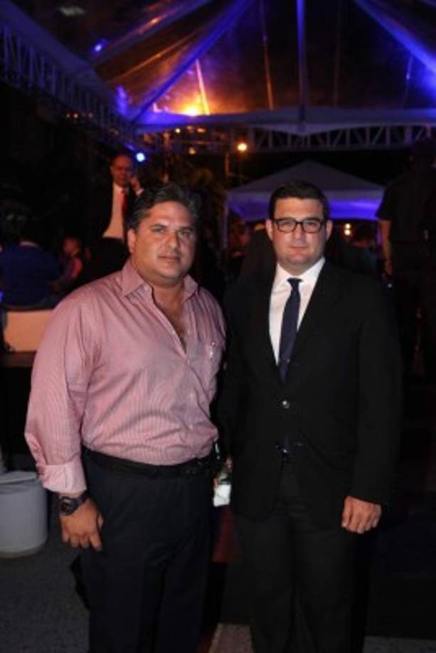 Basilio Fuschich con Elías Chahín