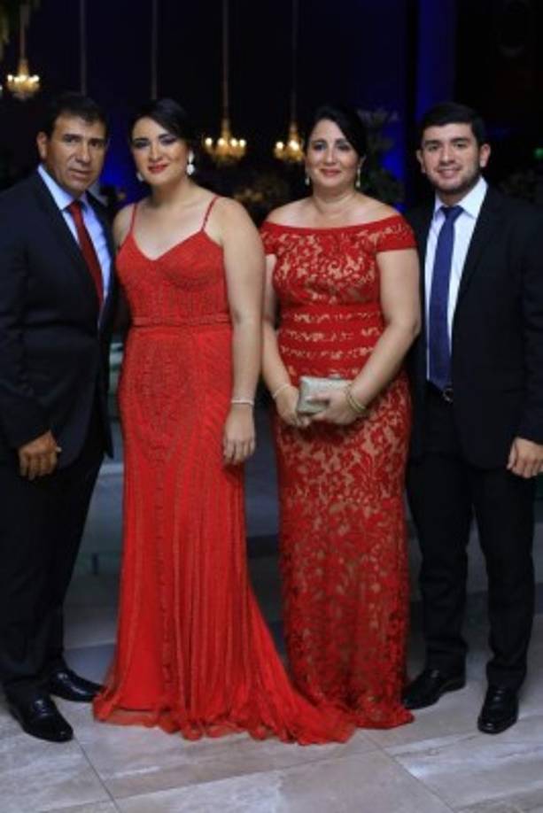 Fernando, María Isabel, Isabel y Fernando Berganza.