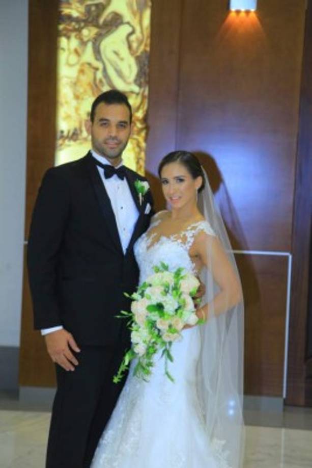 Tulio Cálix y Daniela Beltrand compartieron su amor en San Pedro Sula.