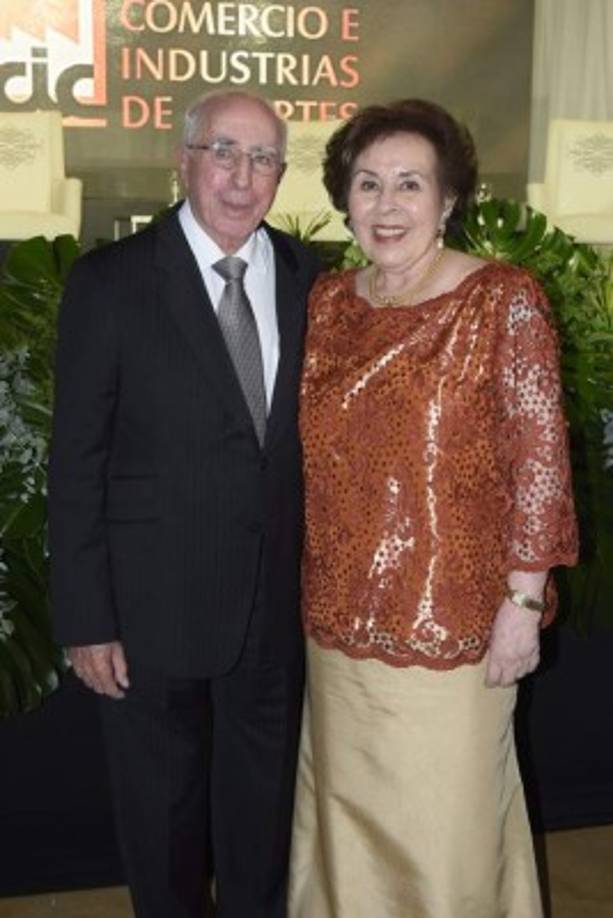 Camilo y Elsa Kafati, la pareja estelar de la noche.