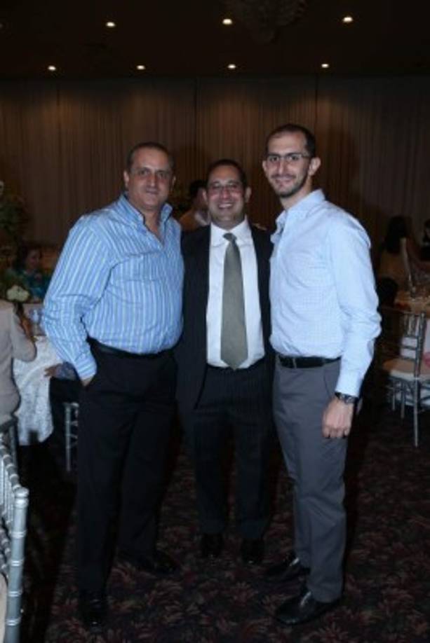 Richard Massu, Fernando Michelle y Johnny Sikaffy.