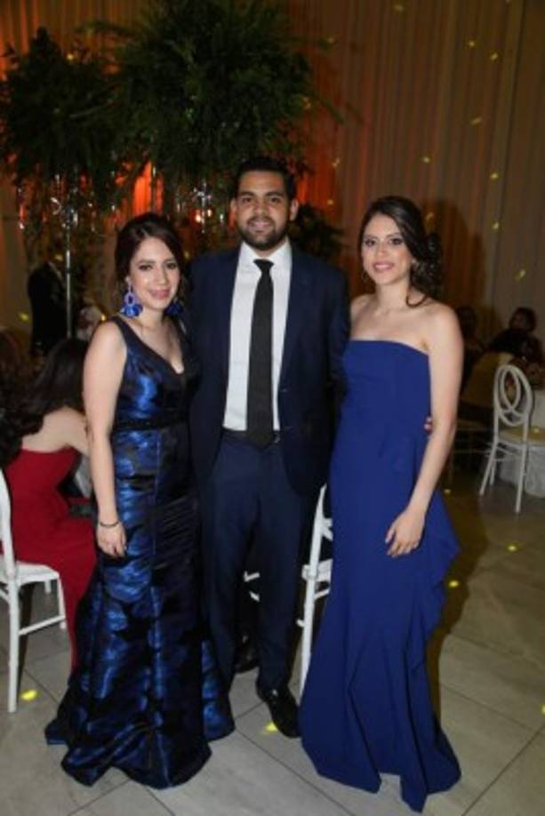 Dominique Matute, Carlos Ruiz y María Chinchilla.