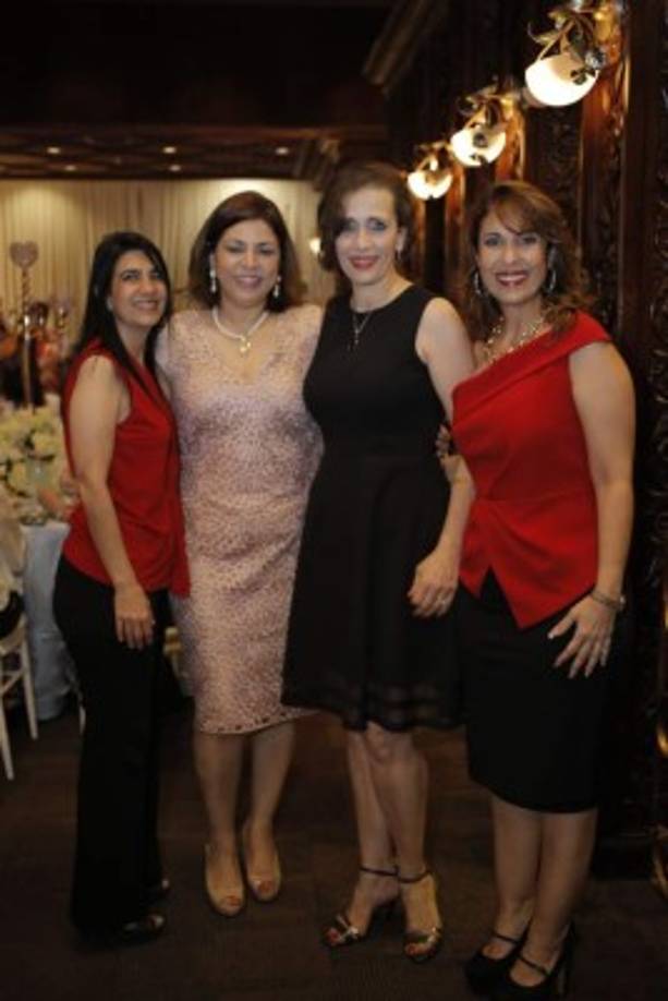 Lizeth Ictech, Jeannette Bendeck, Shaznas Ictech y Arlette Craniotis.