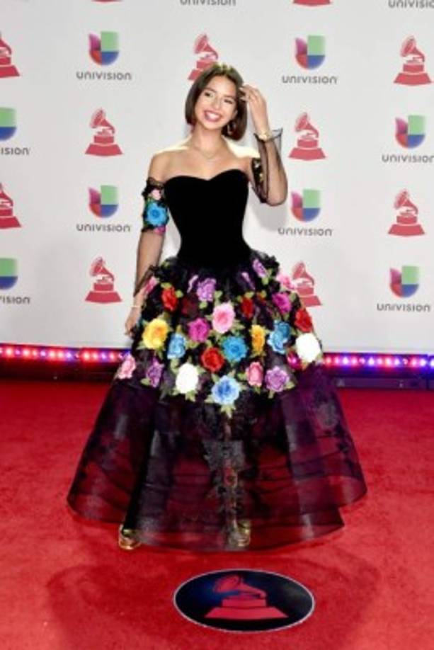 LAS VEGAS, NV - NOVEMBER 15: Angela Aguilar attends the 19th annual Latin GRAMMY Awards at MGM Grand Garden Arena on November 15, 2018 in Las Vegas, Nevada. David Becker/Getty Images for LARAS/AFP