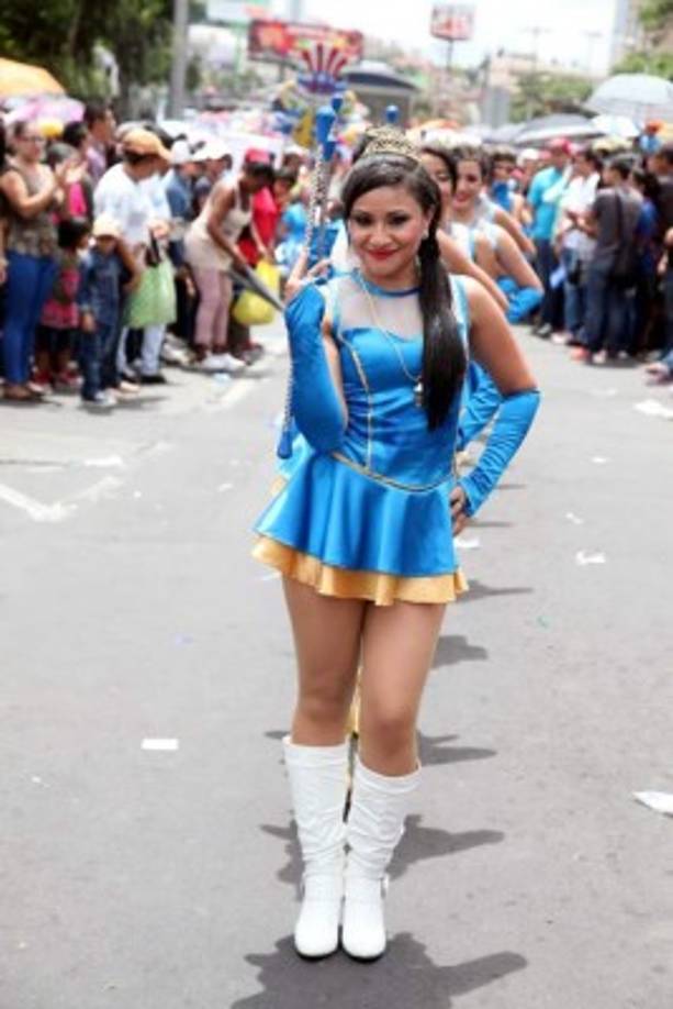 Una joven de Tegucigalpa.