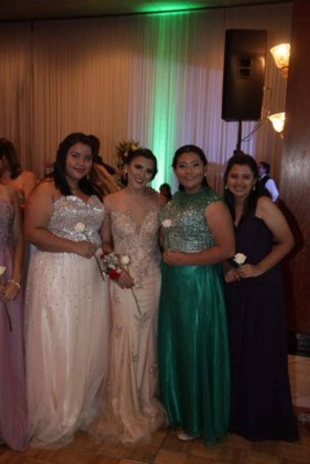 Gaby Vásquez, Jo Anne Gabrie, Diana Quezada y Ericka Villeda.