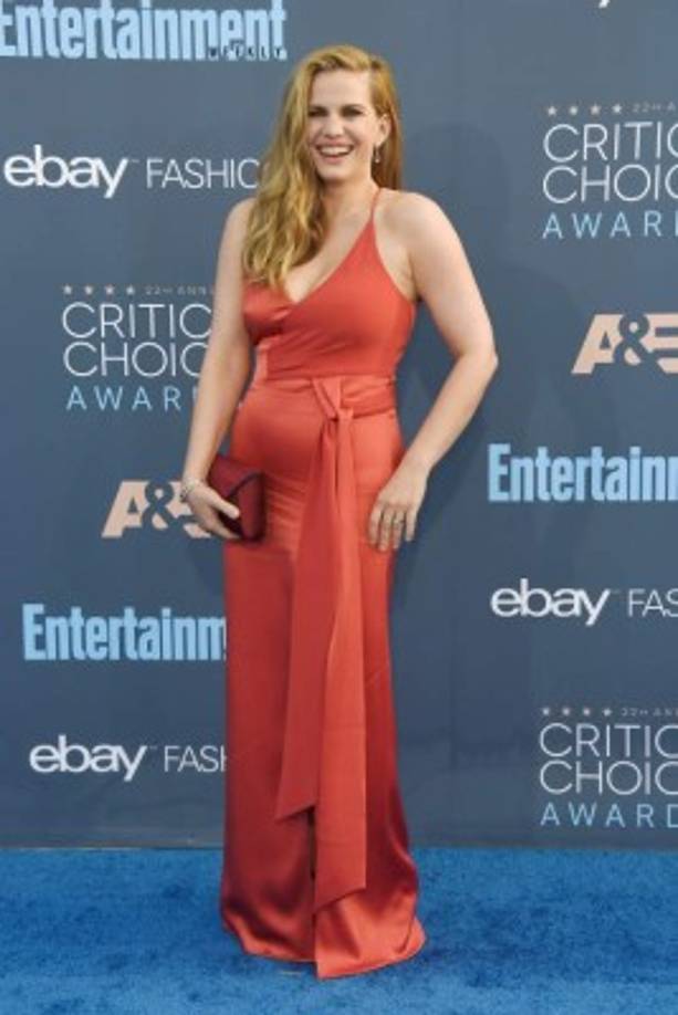 La actriz Anna Chlumsky durante los Critics' Choice Awards 2016.