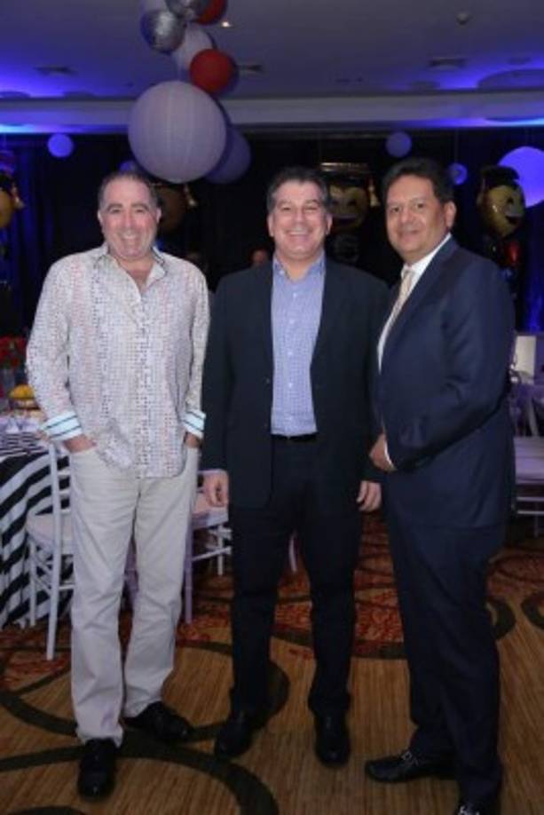 Enrique Kafati, Mateo Yibrín y Jorge Rivera.