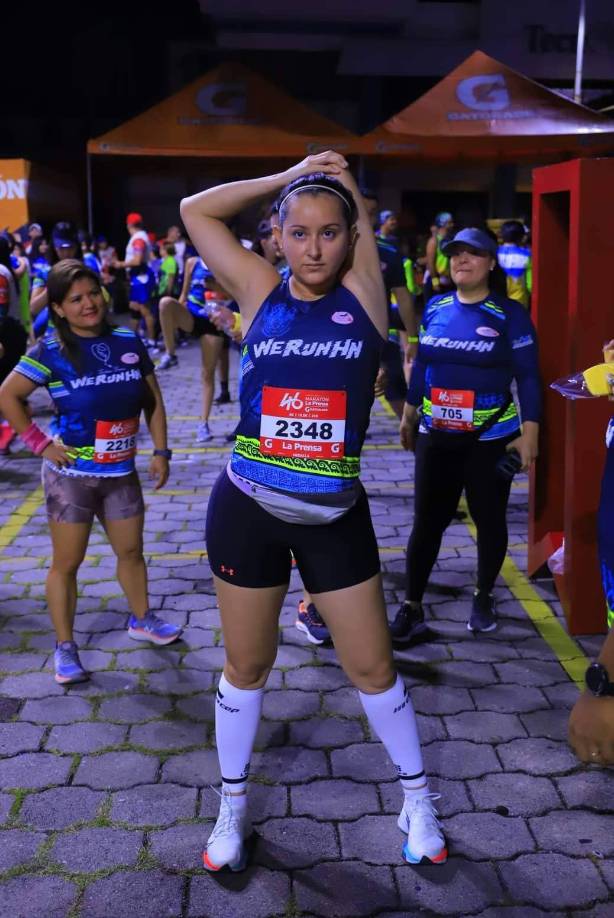 Las bellas chicas no podían faltar en la Maratón de Diario LA PRENSA y esta hermosa joven cautivó con su belleza. 