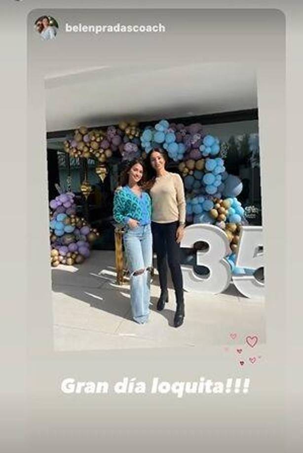 La rosarina mostró en sus historias de la red social antes mencionada los emotivos mensajes de cumpleaños. 