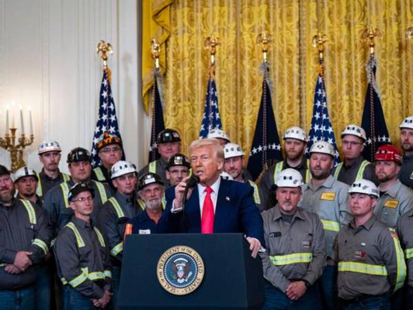 El presidente de Estados Unidos, Donald Trump, durante un evento en la Casa Blanca.