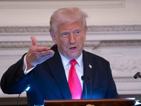 El presidente de Estados Unidos, Donald Trump, durante un evento en la Casa Blanca.