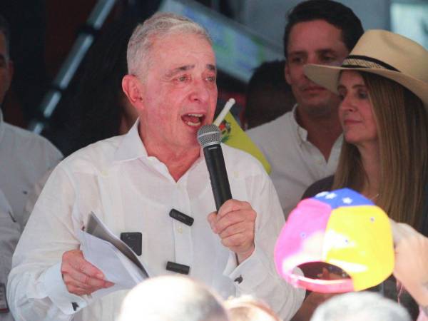 Fotografía de archivo del expresidente de Colombia Álvaro Uribe (2002-2010).