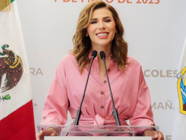 La gobernadora de Baja California, Marina del Pilar Ávila.