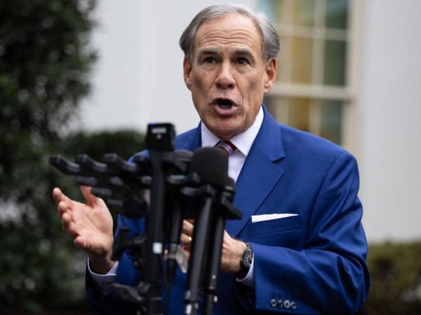 El gobernador republicano de Texas, Greg Abbott.