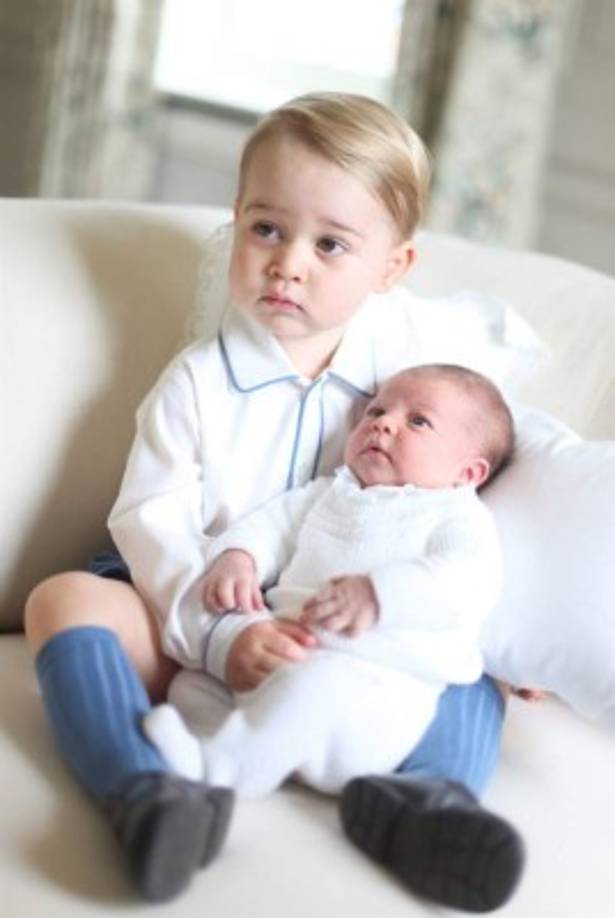 El príncipe George y la princesa Charlotte Elizabeth Diana.