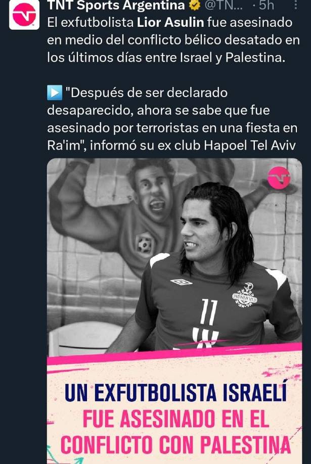 La trágica noticia de la muerte de Lior Assulin ha recorrido el planeta.