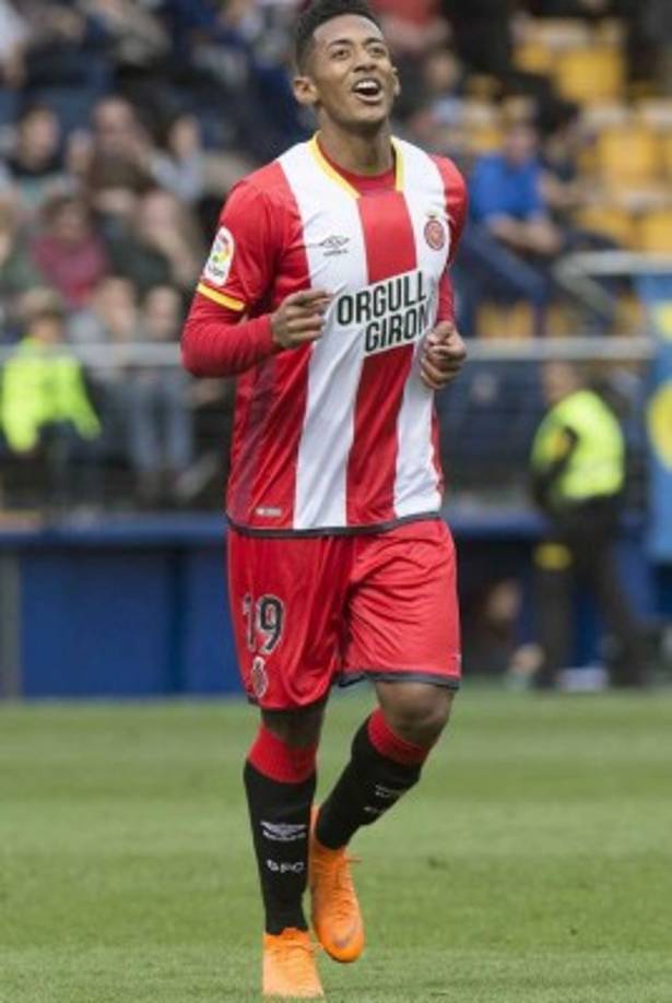 Antony Lozano celebrando su anotación ante Villareal. FOTO FE/ Domenech Castelló