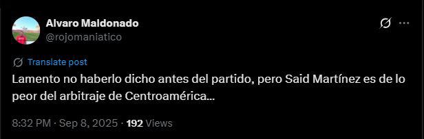 Indignación contra Said Martínez tras polémica en el Panamá vs Guatemala