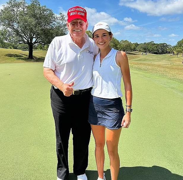 Donald Trump sorprende a su nieta Kai con un lujoso regalo