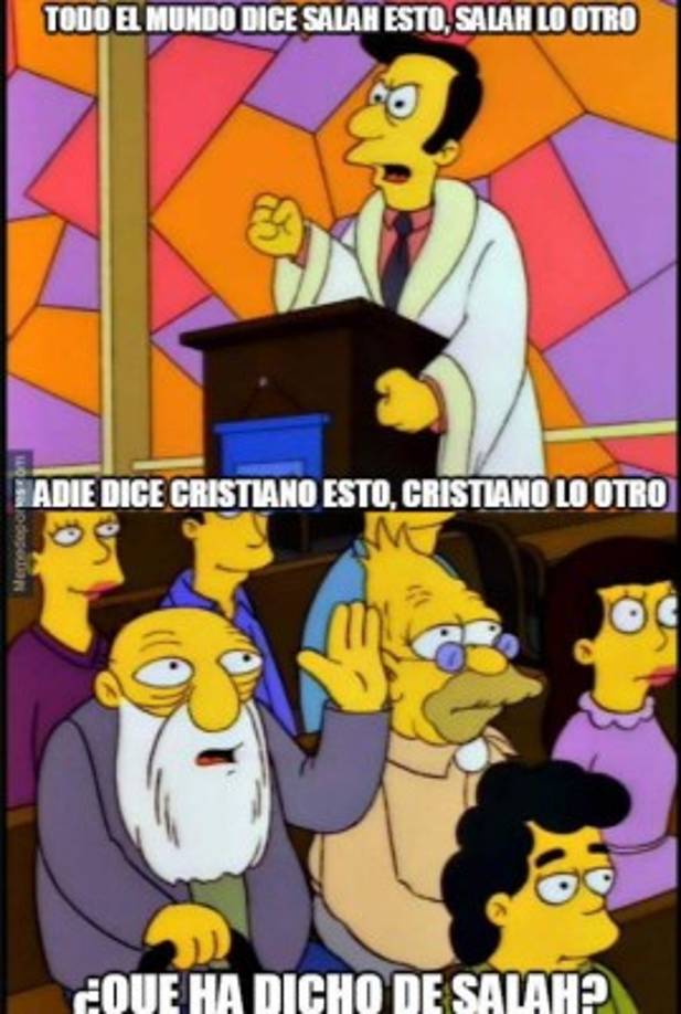 En redes sociales, además de los memes, Mohamed Salah se convirtió en tendencia mundial por convertirse en el gran protagonista del triunfo inglés en este partido de Champions League.