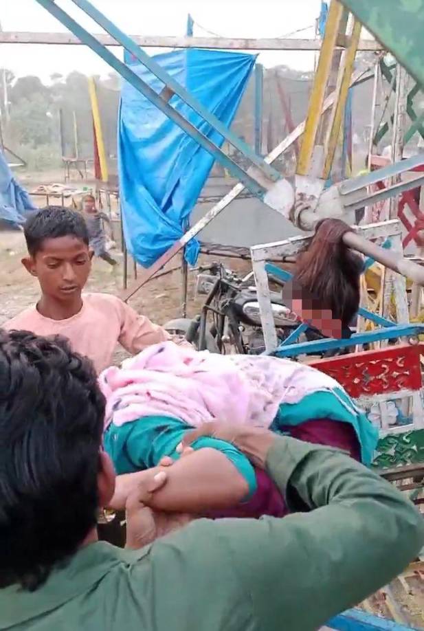 Fue trasladada inmediatamente al hospital más cercano por su estado crítico.