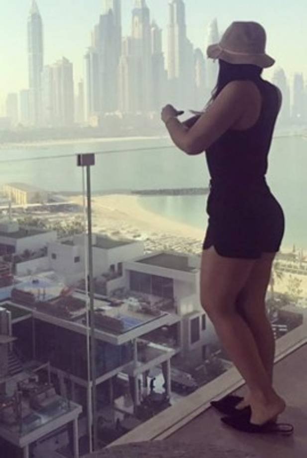 Virginia Varela compartió en sus redes sociales este bello panorama en sus vacaciones.