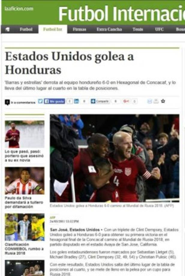 El portal de la afición de México.