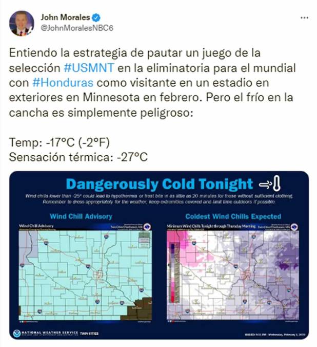 “Condiciones extremas” y “peligroso”: Lo que dijeron en el mundo por el clima del EEUU-Honduras