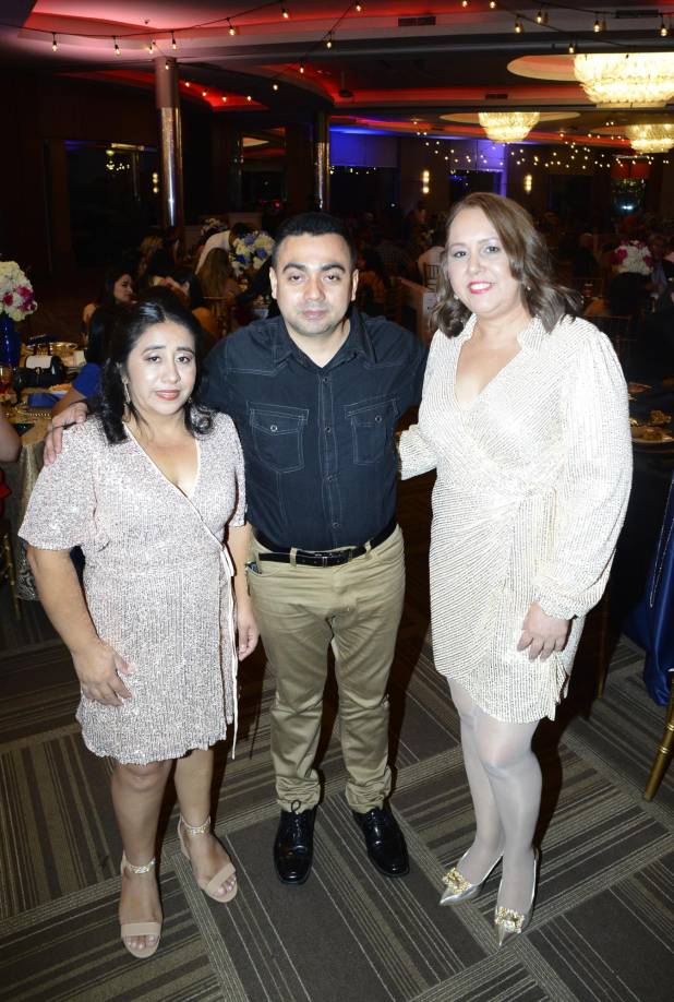 Edy Reyes, Olvin Pineda y Laura Umaña