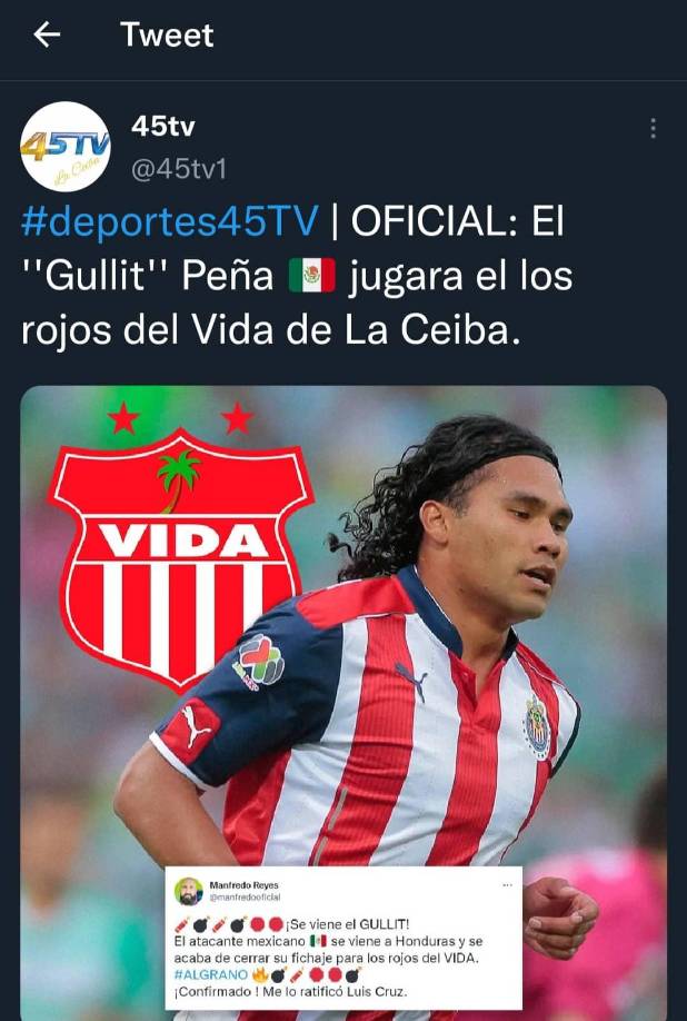 45 TV de La Ceiba.