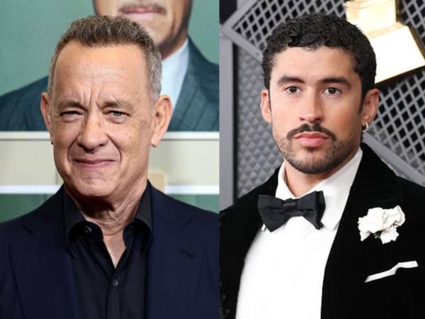 Tom Hanks y Bad Bunny podrían compartir el set en una película sobre béisbol.