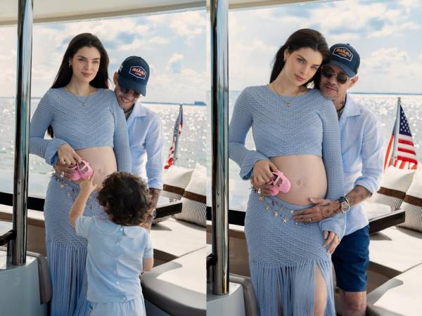 Marc Anthony, de 57 años, y Nadia Ferreira, de 26, esperan su segundo hijo, que será una niña.