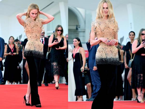 La actriz australiana Nicole Kidman cautivó este viernes a su paso por la alfombra roja del Festival de Venecia por el estreno oficial de ‘Babygirl’, junto al resto del reparto, como Antonio Banderas y Harris Dickinson.