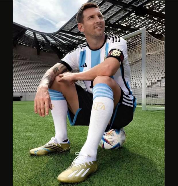 pero con amargo detalle: así son los tacos de Messi para Mundial de Qatar